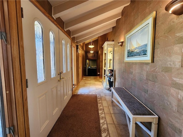 288 Latonka Dr, Jackson Twp Mer, PA 16137 - foyer featuring light tile patterned floors
