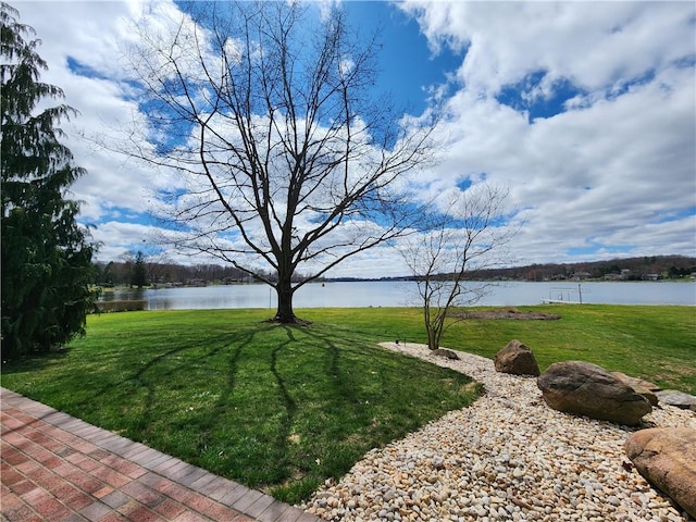 288 Latonka Dr, Jackson Twp Mer, PA 16137 - view of green lawn with a water view