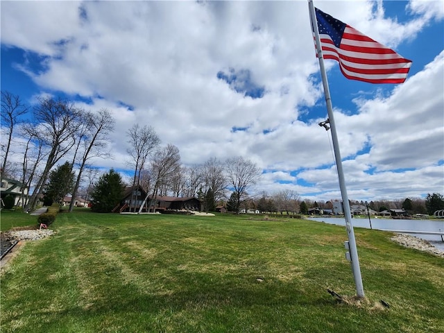 288 Latonka Dr, Jackson Twp Mer, PA 16137 - view of green lawn with a water view