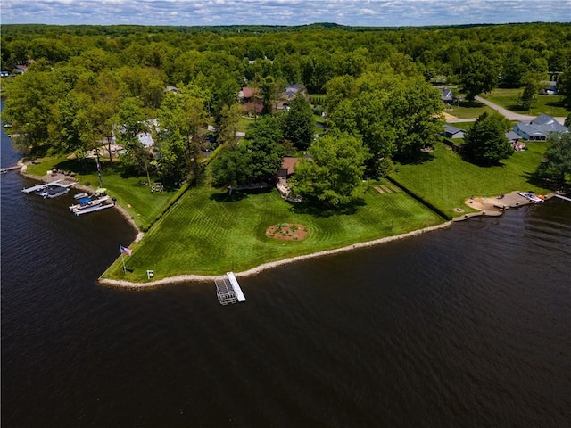 288 Latonka Dr, Jackson Twp Mer, PA 16137 - aerial overview of property's location featuring a large body of water and a forest