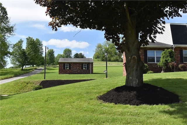 511 Pleasant Valley Rd, Buffalo Twp Wsh, PA 15301 - view of green lawn featuring an outbuilding