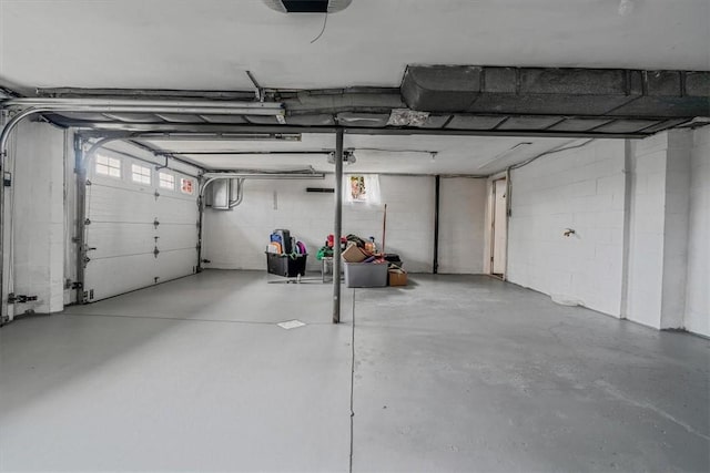 112 Carol Dr, Peters Twp, PA 15317 - garage featuring concrete block wall
