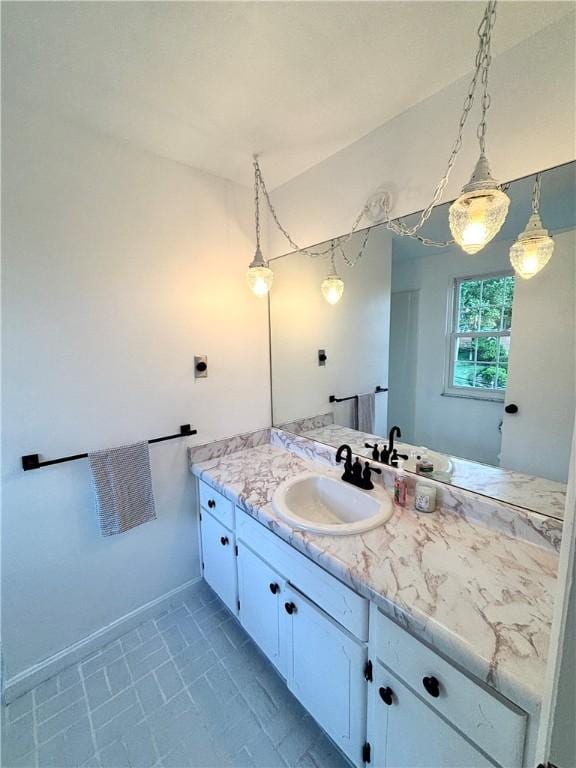 112 Carol Dr, Peters Twp, PA 15317 - bathroom featuring vanity and tile patterned floors