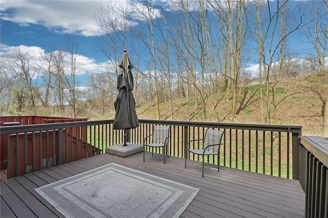 view of deck