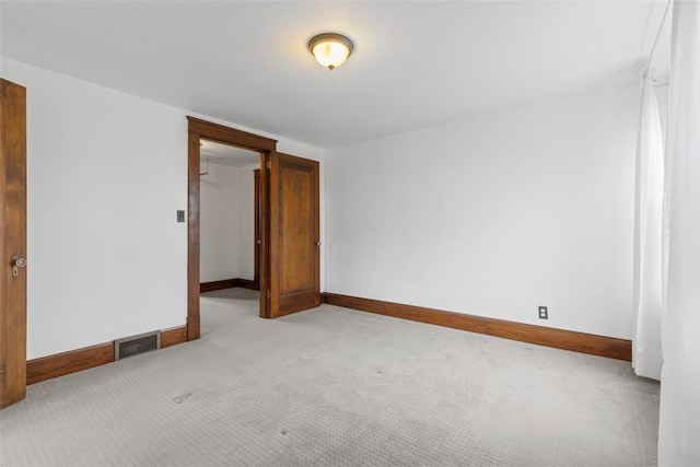40 Terrace Rd, East Bethlehem, PA 15348 - spare room with visible vents, baseboards, and light carpet