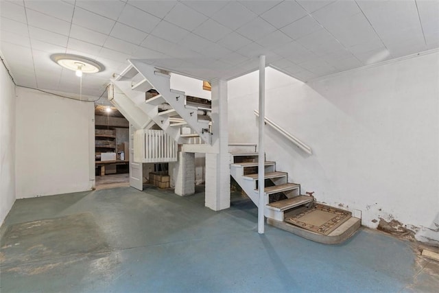 40 Terrace Rd, East Bethlehem, PA 15348 - below grade area featuring stairs