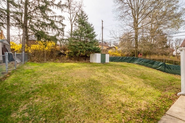 3555 Middleboro Rd, Castle Shannon, PA 15234 - view of yard with a fenced backyard and an outbuilding