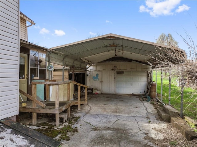 2814 W Crawford Ave, Connellsville, PA 15425 - view of vehicle parking featuring a garage and aphalt driveway