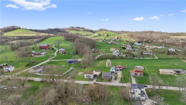2814 W Crawford Ave, Connellsville, PA 15425 - birds eye view of property with a rural view