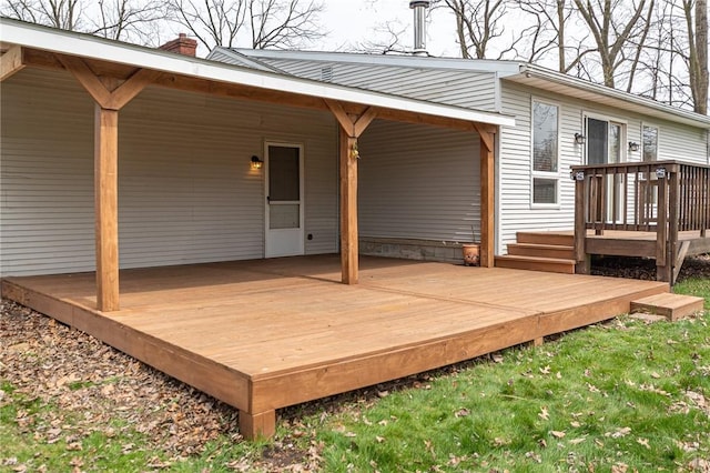 view of deck