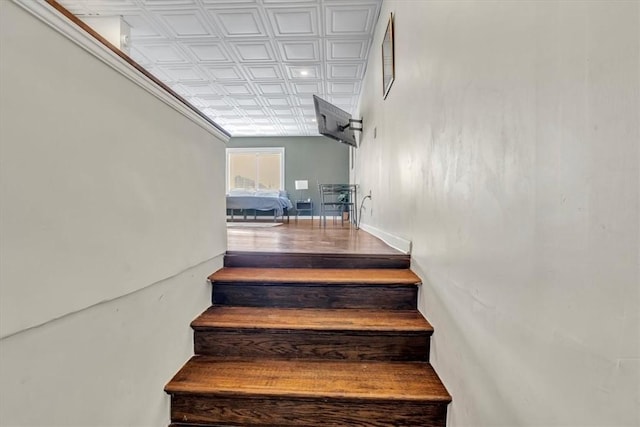 329 Downing St, Polish Hill, PA 15219 - stairs featuring an ornate ceiling