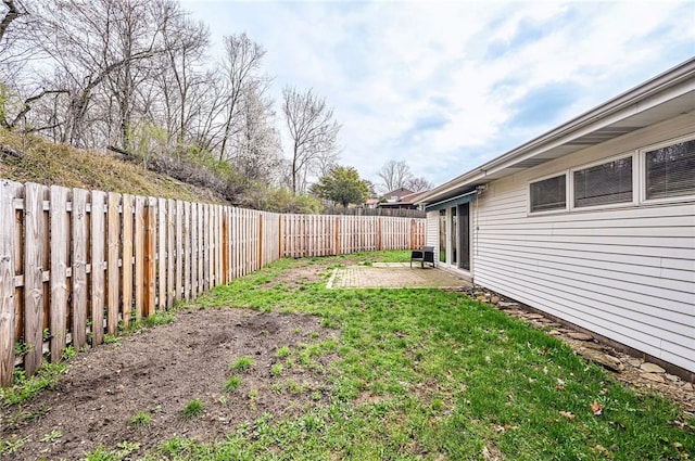 225 Circle Dr, White Oak, PA 15131 - view of yard featuring a patio and a fenced backyard