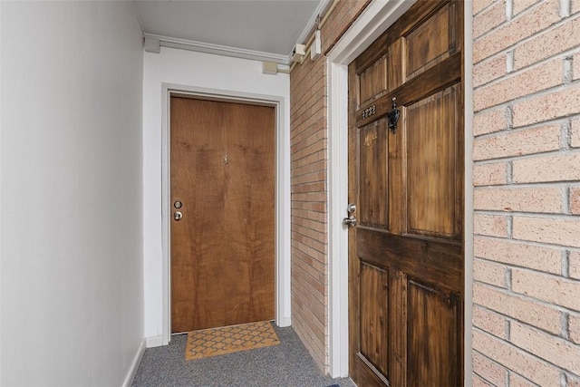 view of exterior entry