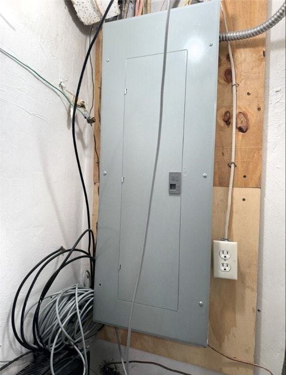 21 Garden Ter, Churchill Boro, PA 15221 - detailed view of electric panel