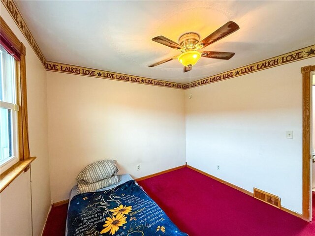 210 Locust St, Rural Valley Boro, PA 16249 - unfurnished bedroom featuring visible vents, multiple windows, and baseboards