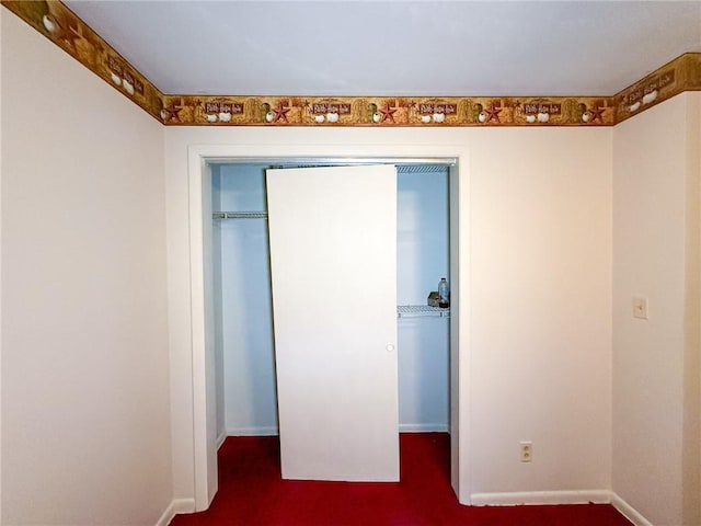 210 Locust St, Rural Valley Boro, PA 16249 - unfurnished bedroom featuring a closet, baseboards, and carpet