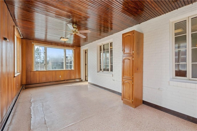 210 Morewood Rd, Shaler, PA 15116 - unfurnished sunroom with a baseboard heating unit
