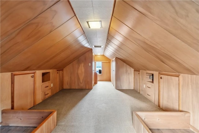 210 Morewood Rd, Shaler, PA 15116 - bonus room with lofted ceiling, carpet, and visible vents