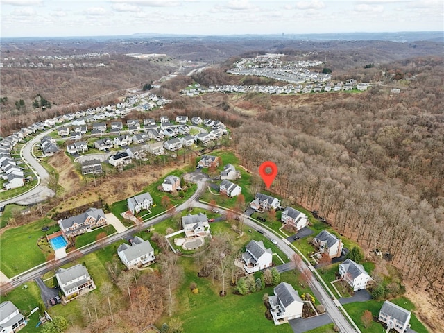 107 Stafford Ct, Ohio Twp, PA 15237 - birds eye view of property featuring a residential view
