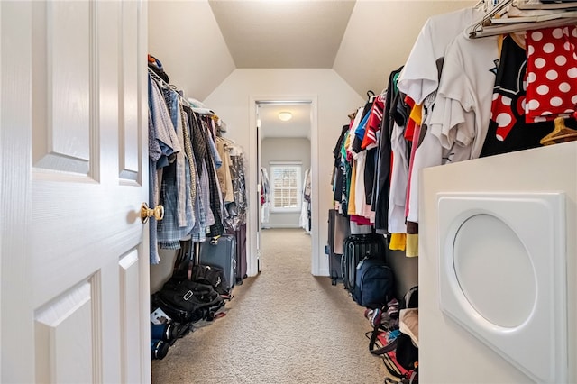 107 Stafford Ct, Ohio Twp, PA 15237 - spacious closet featuring carpet flooring and vaulted ceiling