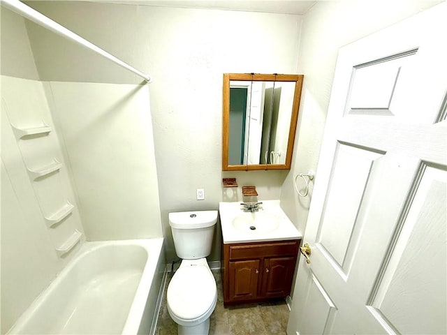 1347 Coronado, Port Vue, PA 15133 - full bathroom featuring vanity, toilet, and shower / bath combination