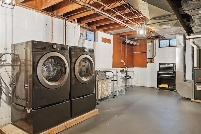 285 Park Entrance Dr, Mt Lebanon, PA 15228 - below grade area with electric panel and washing machine and dryer