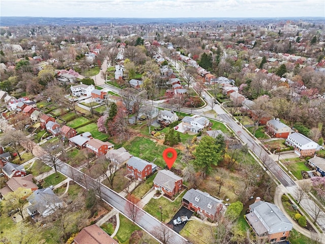285 Park Entrance Dr, Mt Lebanon, PA 15228 - birds eye view of property with a residential view