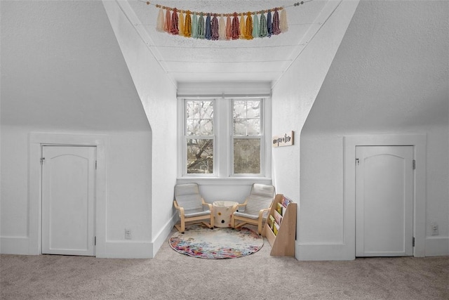 additional living space with carpet floors and baseboards