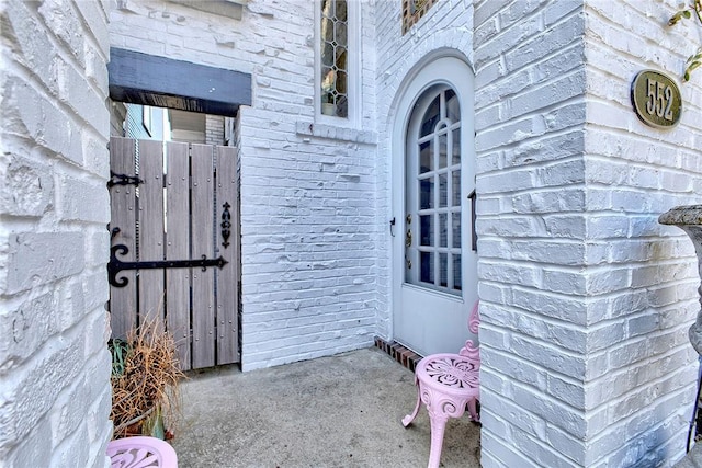 552 N Maple Ave, City Of Greensburg, PA 15601 - doorway to property featuring brick siding