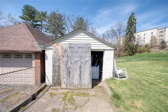 627 Rostraver Rd, Belle Vernon, PA 15012 - view of shed with fence