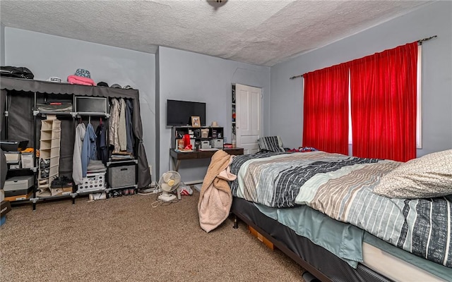 49 Sterling, South Side, PA 15203 - carpeted bedroom with a textured ceiling