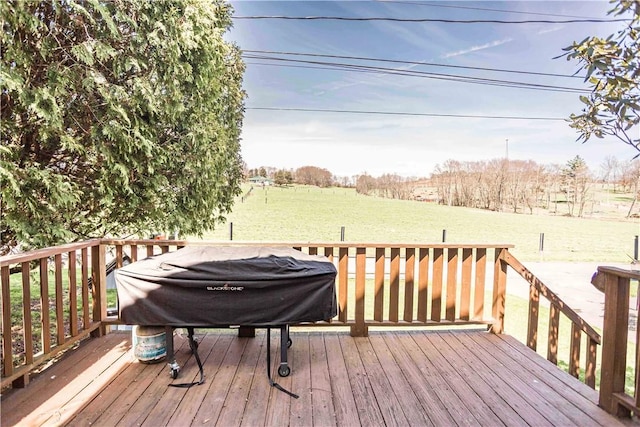 448 E Main St, Dayton, PA 16222 - wooden deck with grilling area