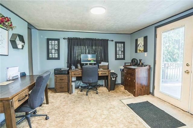 448 E Main St, Dayton, PA 16222 - carpeted home office with plenty of natural light