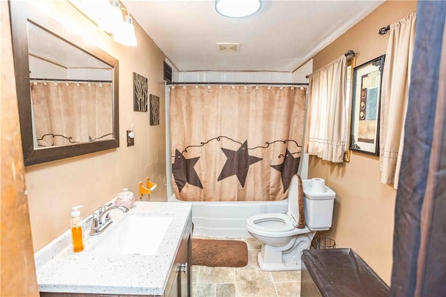 448 E Main St, Dayton, PA 16222 - full bathroom featuring toilet, vanity, and visible vents