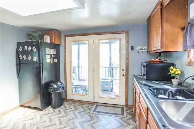 448 E Main St, Dayton, PA 16222 - doorway with a sink and french doors