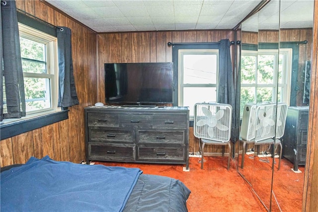 448 E Main St, Dayton, PA 16222 - bedroom with wood walls