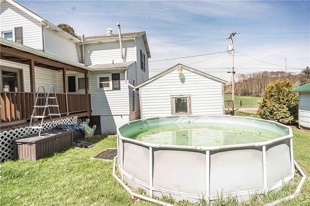 448 E Main St, Dayton, PA 16222 - back of property with a lawn