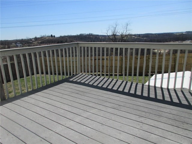 view of deck