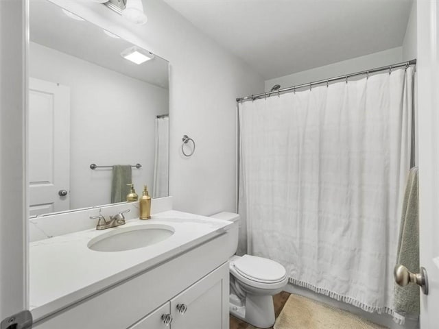 308 Thurgood Dr, Marshall, PA 15086 - bathroom featuring a shower with shower curtain, vanity, and toilet