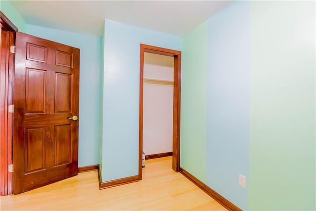 1282 Cook School Rd, Bridgeville, PA 15017 - corridor featuring light wood-style floors and baseboards