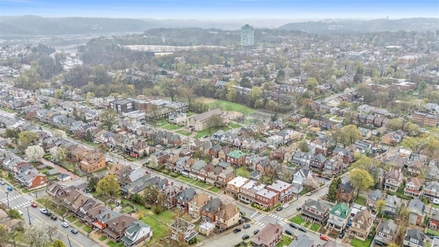 bird's eye view featuring a residential view