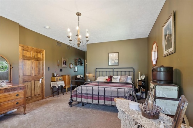 56 Hicks Rd, Donegal Twp Wsh, PA 15376 - carpeted bedroom with a chandelier