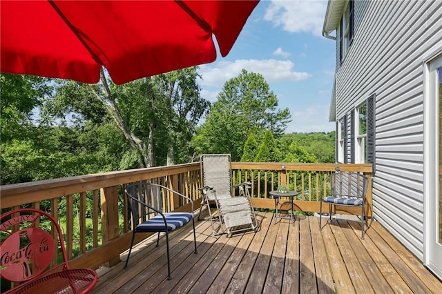 56 Hicks Rd, Donegal Twp Wsh, PA 15376 - view of wooden terrace