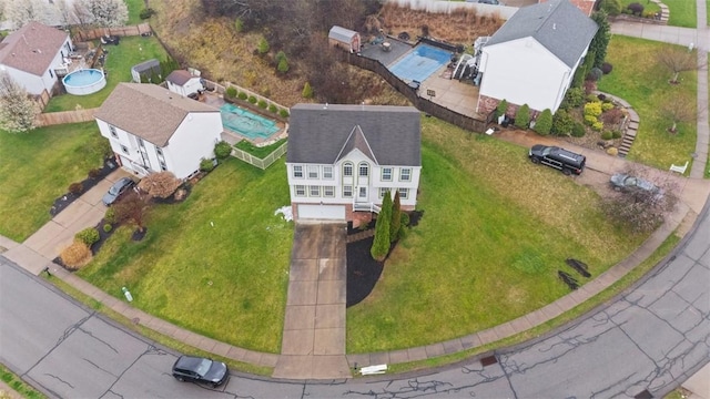 drone / aerial view