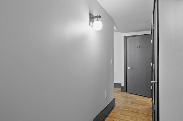 3080 Smallman St, Downtown Pgh, PA 15201 - corridor featuring light wood-type flooring and baseboards
