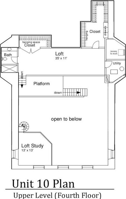 3080 Smallman St, Downtown Pgh, PA 15201 - room layout