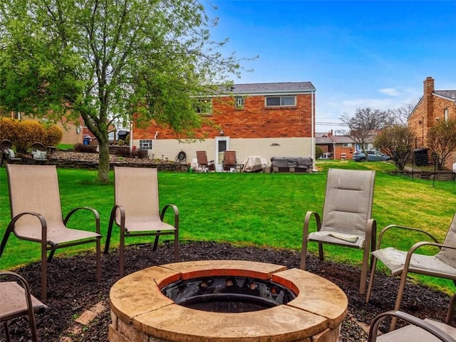435 Elaine Dr, Baldwin Boro, PA 15236 - exterior space with an outdoor fire pit