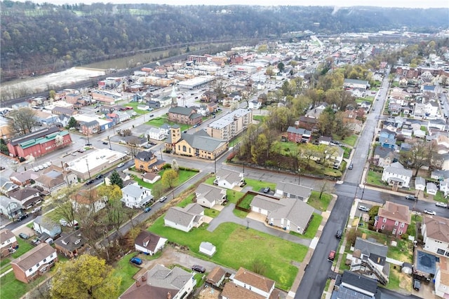aerial view featuring a residential view