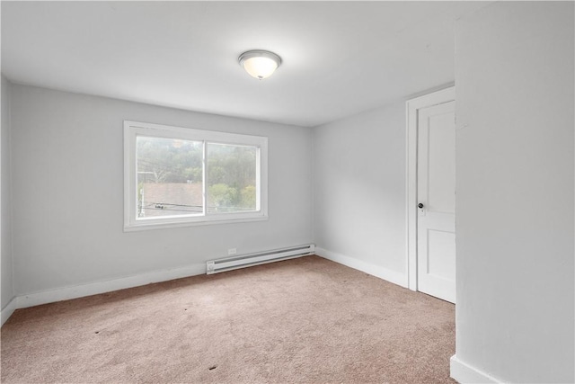 4 Gardner St, Etna, PA 15223 - spare room featuring carpet, a baseboard radiator, and baseboards