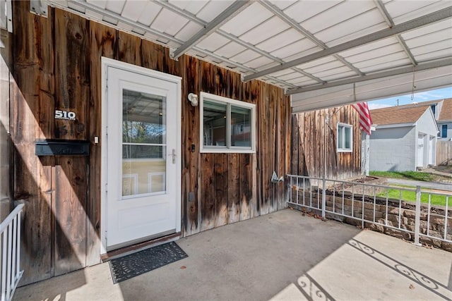 510 Brinton Ave, Pitcairn, PA 15140 - entrance to property featuring board and batten siding